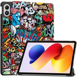  Okos összecsukható tok Xiaomi Redmi Pad 2 Pro-hoz - graffiti (6602010291B)