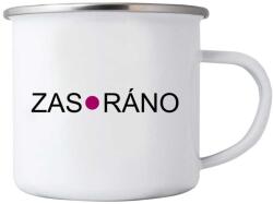  Fehér bádog bögre 380ml képpel - újra reggel (HRNEK-PLECH-80X87-416)