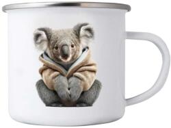  Fehér bögre 380ml képpel - koala pulóverben (HRNEK-PLECH-80X87-313)