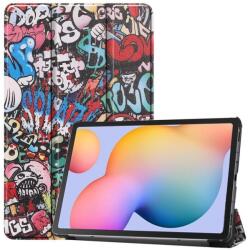  Patte pozicionálható táblagép tok Samsung Galaxy Tab S6 Lite 10.4 - graffiti (101226304B)