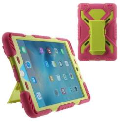  Spider hibrid tartós tok iPad mini 4 készülékhez - zöld/rózsaszín (10110590F)