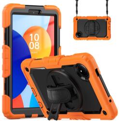  Strapabíró huzat kéztartóval és vállpánttal Xiaomi Redmi Pad SE 8.7 - narancssárga színűre (6602007567A)