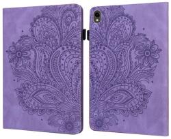  Virágok záródó tok Samsung Galaxy Tab S9 FE/Tab S10 FE - lila (660204021A)