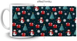  Fehér kerámia bögre 330ml képpel - karácsonyi motívum (HRNEK-90X82-BILY-311)