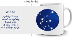  Fehér kerámia bögre 330ml képpel - Vízöntő jegy (HRNEK-90X82-BILY-345)