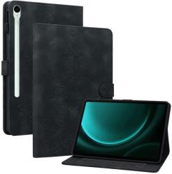  Virágok záródó tok Samsung Galaxy Tab S11 készülékhez - fekete (6602010029G)