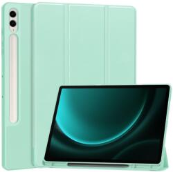  Tok okos záró tok Samsung Galaxy Tab S9 FE+ készülékhez - világoszöld (660204385F)