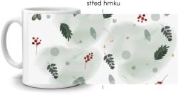  Fehér kerámia bögre 330ml képpel - karácsonyi harmónia (HRNEK-90X82-BILY-470)