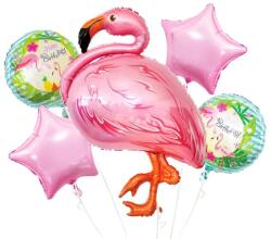 GoDan Lufik fólia rózsaszín Flamingó szett 5db