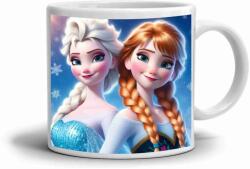  Fehér kerámia bögre 330 ml képpel - Jégvarázs 2 (HRNEK-90X82-BILY-462)