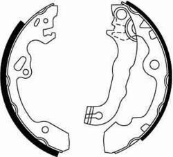 TRW GS8636 Fékpofaszett