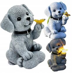 Real Garden Lámpa Napelemes Kerti Dekoratív Kutya Dekoráció Pillangó Led Dekoráció (RC-K-2173)