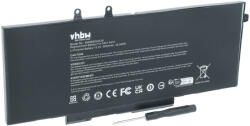 VHBW Notebook Akkumulátor 3PCVM, YPVX3, 3HWPP - 3000 mAh 15, 2 V Li-polymer