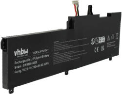 VHBW Helyettesítő notebook akkumulátor - C41N1541, 0B200-02070000 - 4200 mAh 15.2 V Li-polymer, black