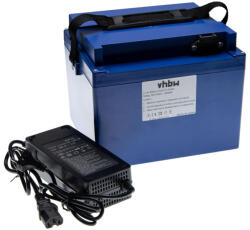VHBW Elektromos roller akkumulátor - 20 Ah 60 V Li-Ion töltő