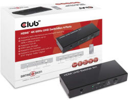 Club 3D Video switch 4: 1 Hdmi 2.0 4K60Hz Uhd, 4 port (CSV-1370)