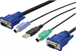 Assmann Electronic DIGITUS DS-19233 DIGITUS KVM cable PS/2 for KVM consoles 5 0 m (ds-19233)