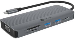 RaidSonic Docking Station Icy Box ICY BOX IB-DK4040a-CPD 10 in 1 USB-C Docking station (61144)
