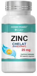 Cosmo Pharm Zinc Bisglicinat (chelat), 25 mg, 60 capsule vegetale, Cosmo Pharm