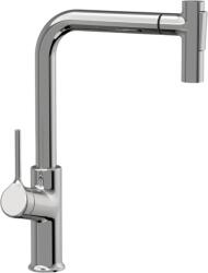 INVENA FARSALA ECO mosogató csaptelep kihúzható zuhanyfejjel, króm BZ-40-L01-S (BZ-40-L01-S)