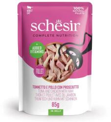 Schesir Jelly Adult tuna, chicken & ham 85 g