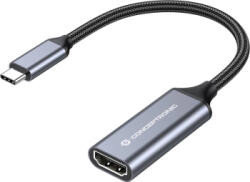 Conceptronic Adaptor USB-C la HDMI Conceptronic ABBY09G 4K 60Hz gri 0 18m (abby09g)