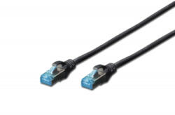 ASSMANN Patch Cord Digitus by Assmann DK-1532-005/BL SF/UTP Cat5e 0.5m Black (DK-1532-005/BL)
