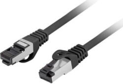 Lanberg Cablu Patchcord Lanberg S/FTP cat. 8.1 0 25m LSZH CU fluke trecut negru (pcf8-10cu-0025-bk)