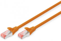 ASSMANN Patch Cord Digitus by Assmann DK-1644-005/OR S/FTP Cat6 0.5m Orange (DK-1644-005/OR)