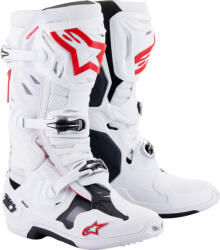  Alpinestars Tech 10 supervented fehér/piros csizma (2010520-2230)