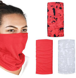  Oxford Comfy Havoc Red szélálló multifunkciós nyakmelegítő, 3 darabos csomag, terepminta/vörös színben (NW150)