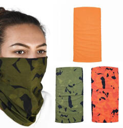  Oxford Comfy Orange szélálló multifunkciós nyakmelegítő, 3 darabos csomag, terepminta/vörös/narancssárga színben (NW148)