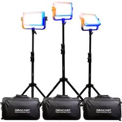 Dracast Kit Iluminare Dracast LED500 Plus Series Bi-Color 3 Lampi