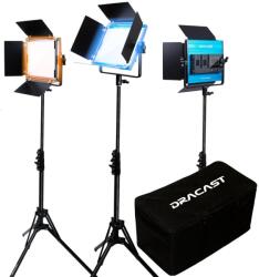Dracast Kit Iluminare Dracast LED500 X Series Bi-Color 3 Lampi cu Geanta Nylon