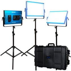 Dracast Kit Iluminare Dracast LED2000 X Series Daylight 3 Lampi cu Valiza Rigida