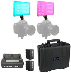 Dracast Kit Iluminare Dracast LED240 X Series On-Camera RGBWW 2 Lampi cu Valiza Rigida
