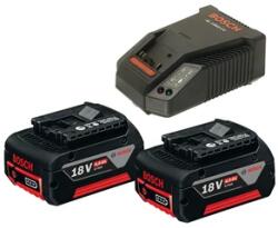 Bosch 2 x GBA 18V 4 Ah + AL 1860 CV set incarcator si acumulator (0615990FP8)