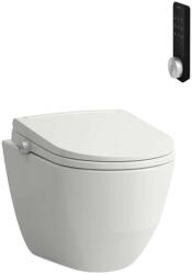 Laufen Cleanet Pro - Elektronikus bidé kerámiával, fali, Rimless, SoftClose, fehér H601890000S002 (H601890000S002)