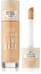 MUA Makeup Academy PRO/BASE Lumi Base élénkítő sminkalap a make - up alá árnyalat Luna (Cool) 33 ml