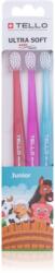 TELLO 4480 Junior 3pack fogkefe gyermekeknek 3 db