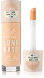 MUA Makeup Academy PRO/BASE Lumi Base élénkítő sminkalap a make - up alá árnyalat Gleam (Cool) 33 ml