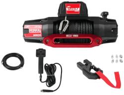 Grizzly Winch Troliu electric Grizzly Winch 13500lbs (6123kg) 12V cablu sintetic 25m Raport 150: 1