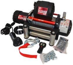 Grizzly Winch Troliu electric Grizzly Winch 13000lbs (5897kg) 12V cablu de otel 25m Raport 180: 1