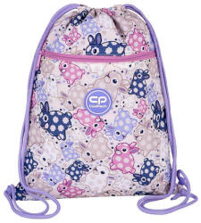 COOLPACK - Vert zsinóros hátizsák, tornazsák - White Bunny (F070833) (F070833)
