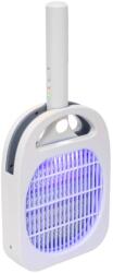 Somogyi Elektronic HOME IK15R elektromos légycsapó, kézi/asztali kivitel, 15 m2-es hatókörzet, UV-A fény, beépített akkumulátor