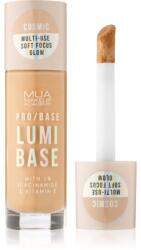 MUA Makeup Academy PRO/BASE Lumi Base élénkítő sminkalap a make - up alá árnyalat Cosmic (Neutral) 33 ml