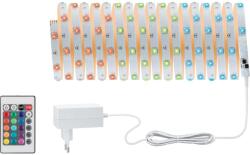 Paulmann 3989 - Bandă LED RGBW dimabilă, 19W, TIP, 10 m, 230V + telecomandă (W4933)