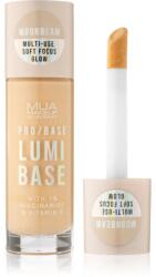 MUA Makeup Academy PRO/BASE Lumi Base élénkítő sminkalap a make - up alá árnyalat Moonbeam (Neutral) 33 ml