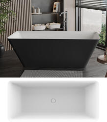 Niagara Wellness LIZA matt b&w szabadonálló kád