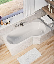 Niagara Wellness Yoso 160×80 aszimmetrikus kád (jobbos vagy balos)